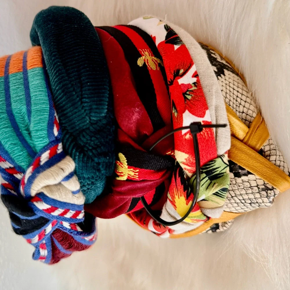 Set of 5 Colorful headbands